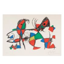 Joan Miró (1893-1983); One plate, from Joan Miró Lithographs II;