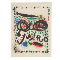 Joan Miró (1893-1983); Poster for the Exhibition 'Joan Miro Graphics', Philadelphia Museum ...