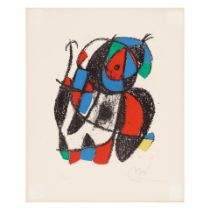 Joan Miró (1893-1983); One plate, from Joan Miró Lithographe II;