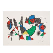 Joan Miró (1893-1983); One plate, from Joan Miró lithographs II;