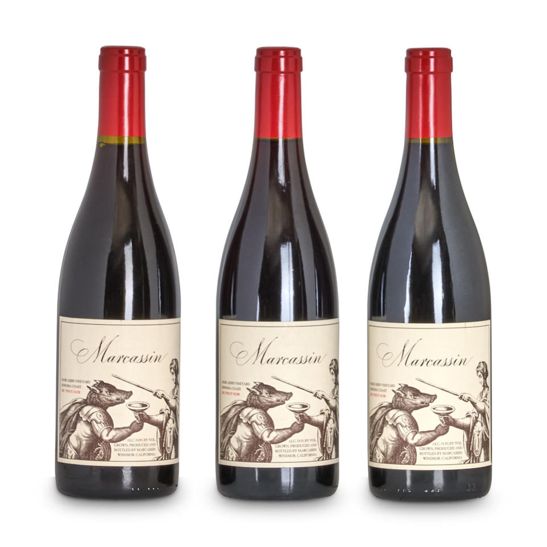 Mixed Vintage Marcassin Pinot Noir Marcassin Vineyard (3 bottles)