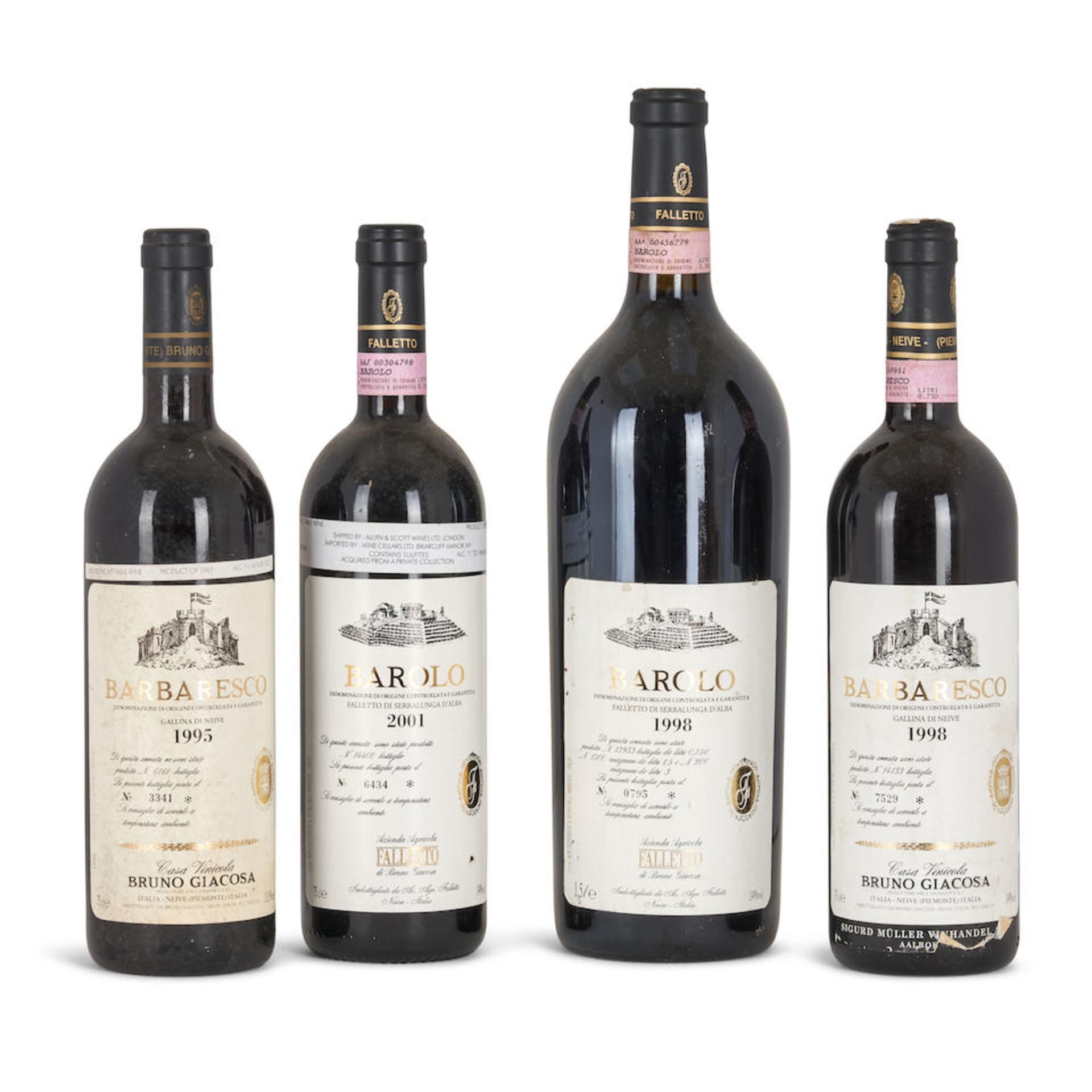 Mixed B. Giacosa (3 bottles, 1 magnum)