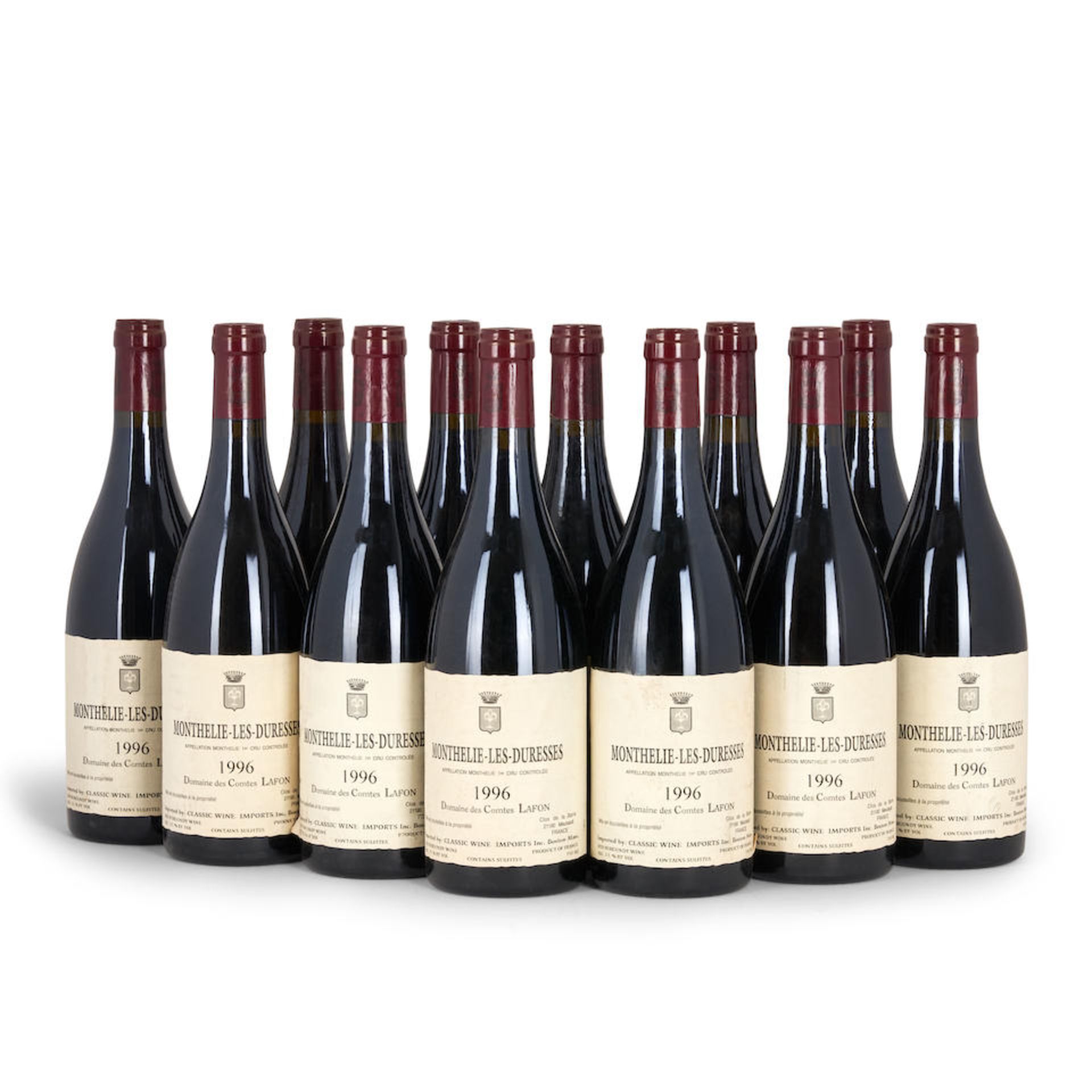 Comtes Lafon Monthelie Les Duresses 1996 (12 bottles)