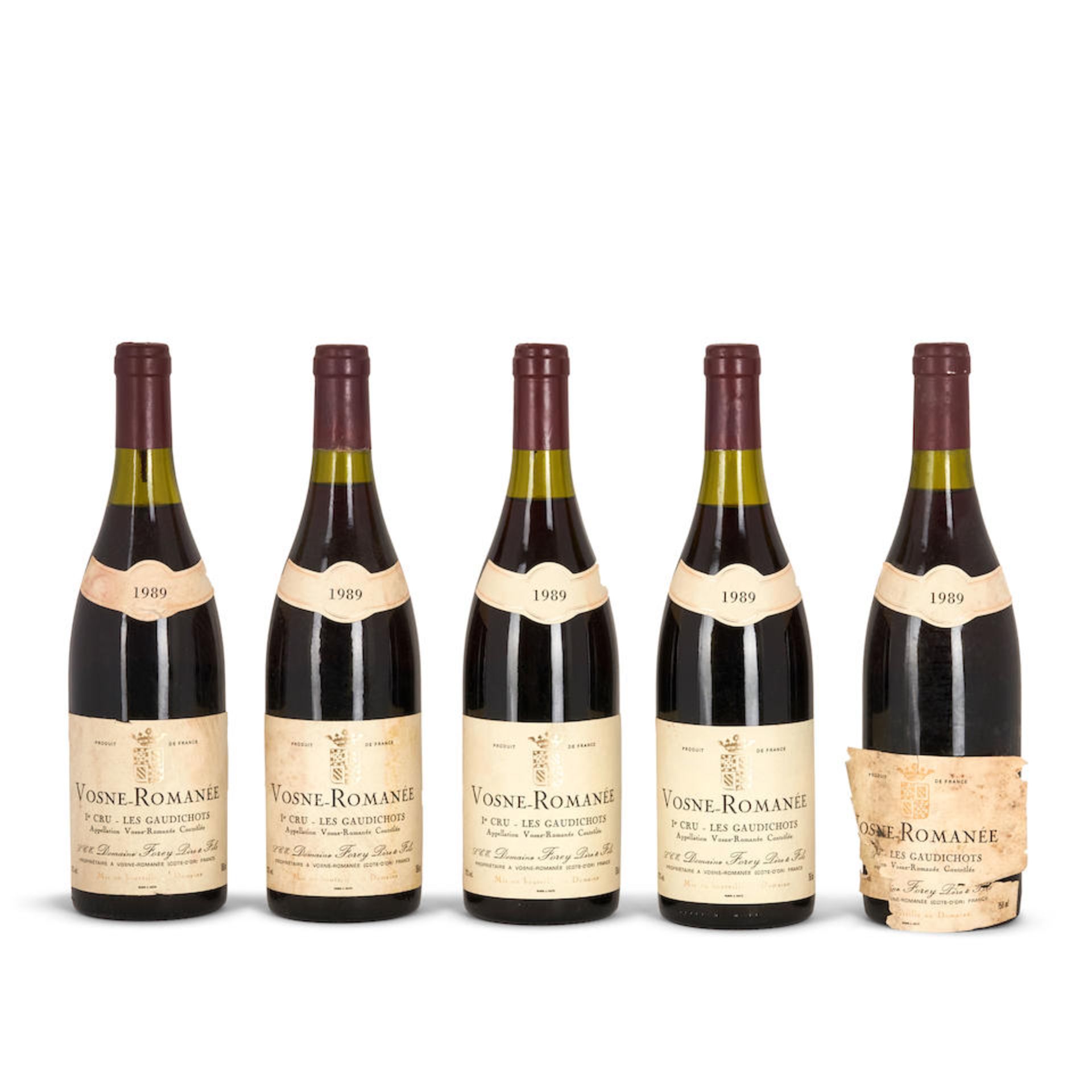 Forey Vosne Romanee Les Gaudichots 1989 (5 bottles)