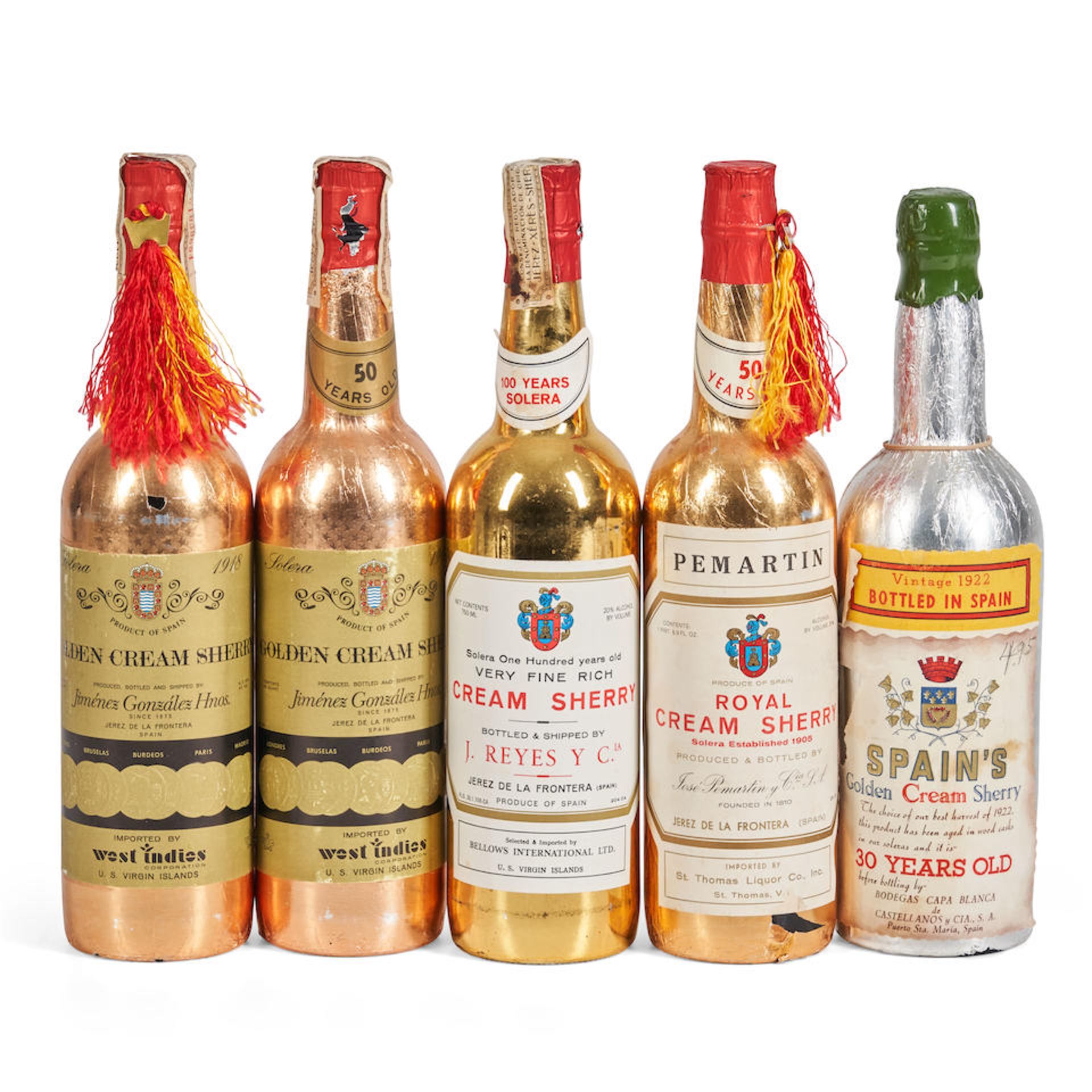 Mixed Cream Sherry (5 bottles)