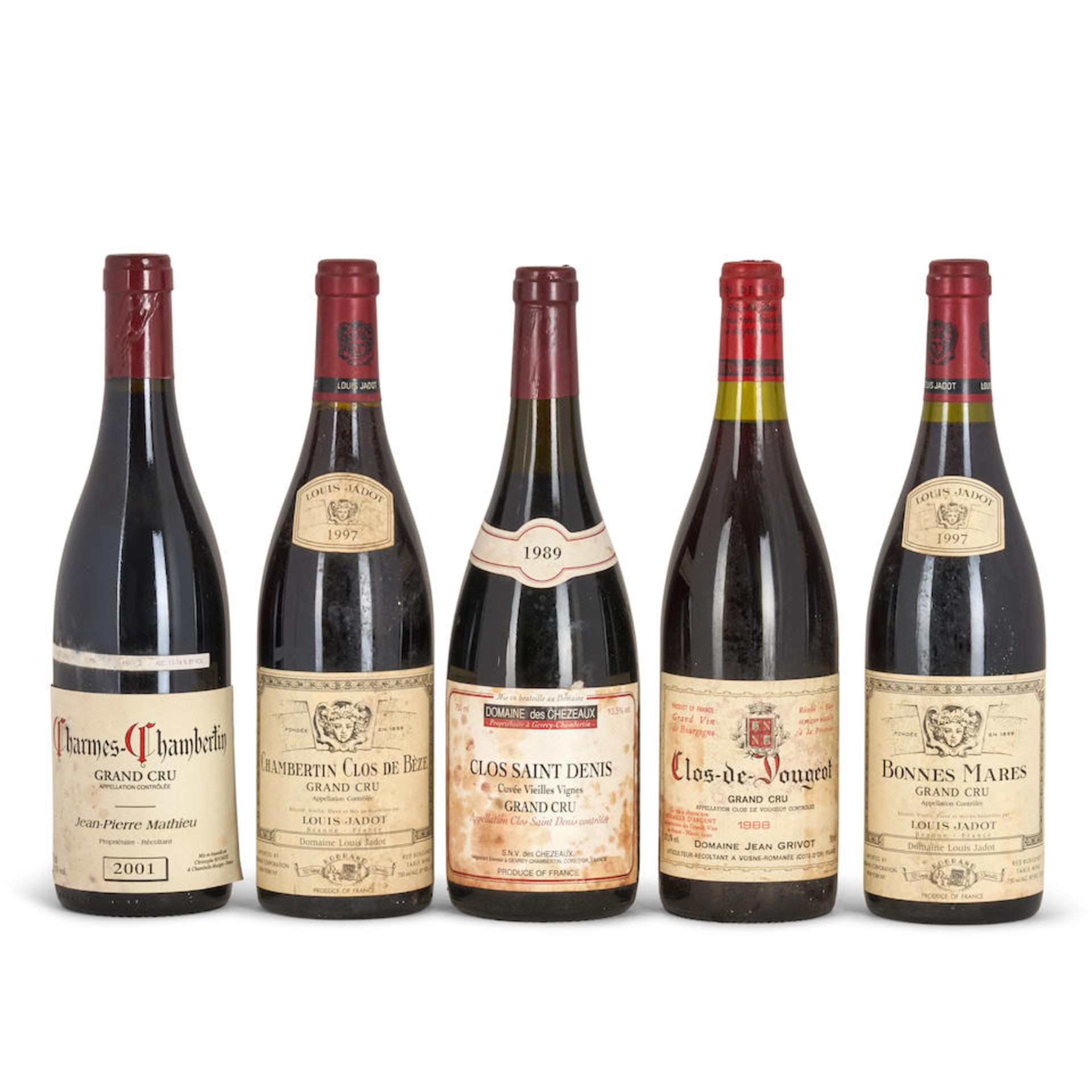 Mixed Grand Cru Burgundy (5 bottles)