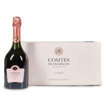 Taittinger Comtes de Champagne Rose 2007 (6 bottles)