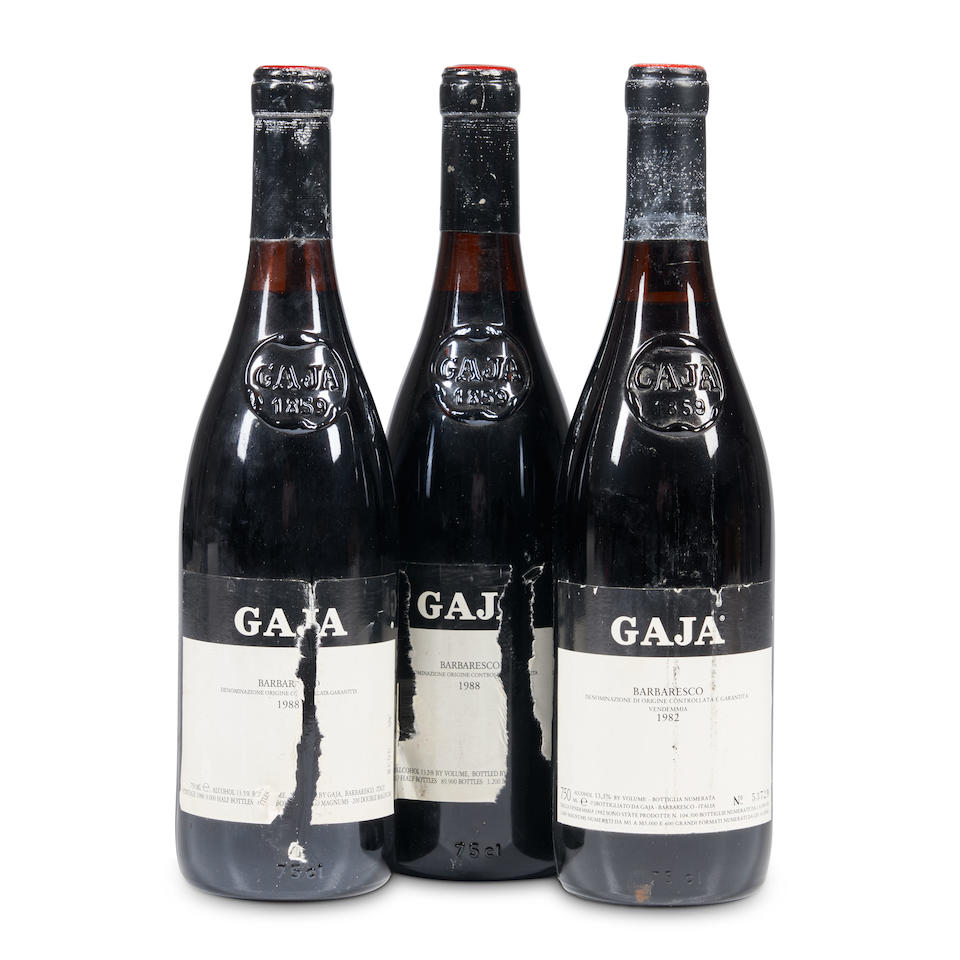 Mixed Vintage Gaja Barbaresco (3 bottles)