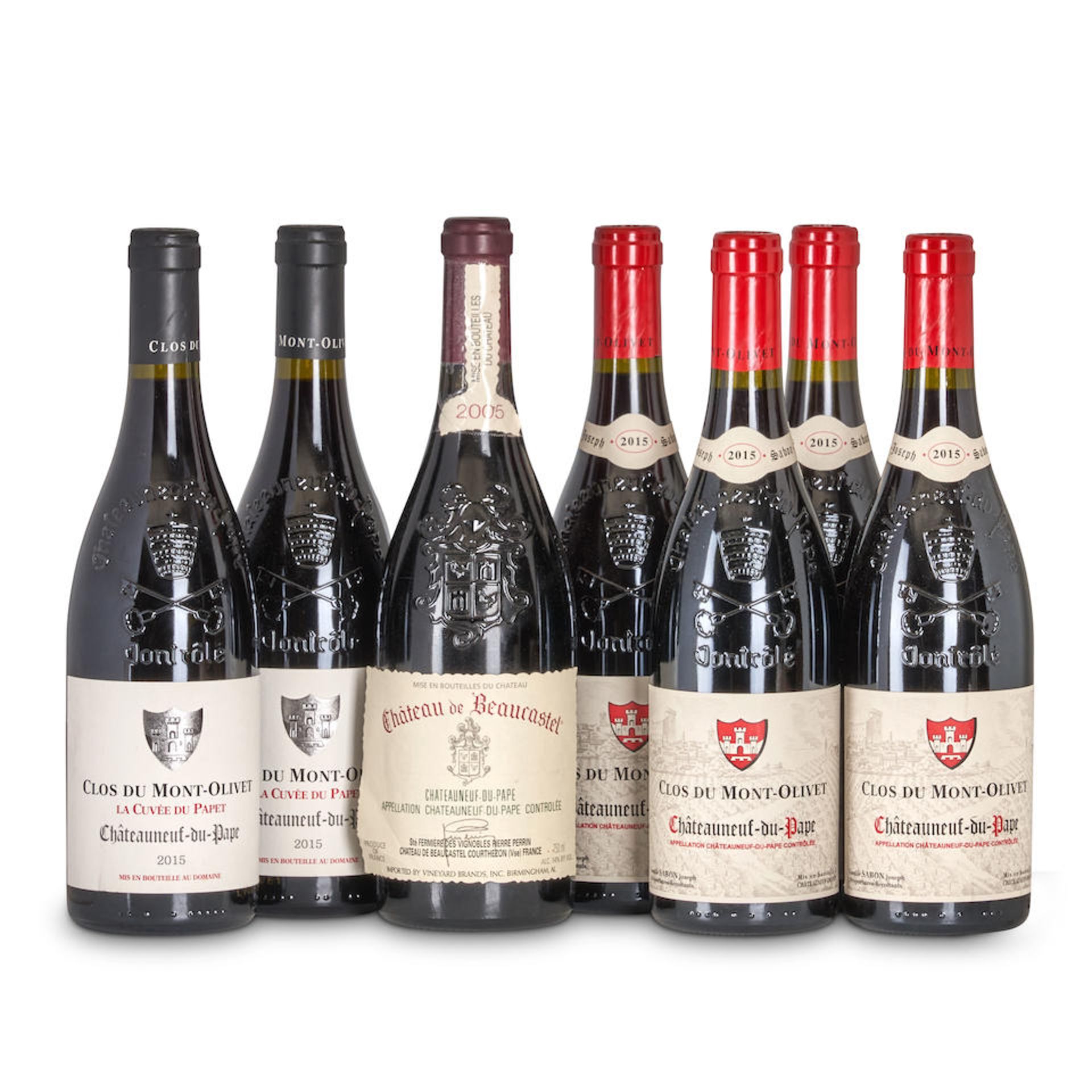 Mixed Chateauneuf du Pape (7 bottles)