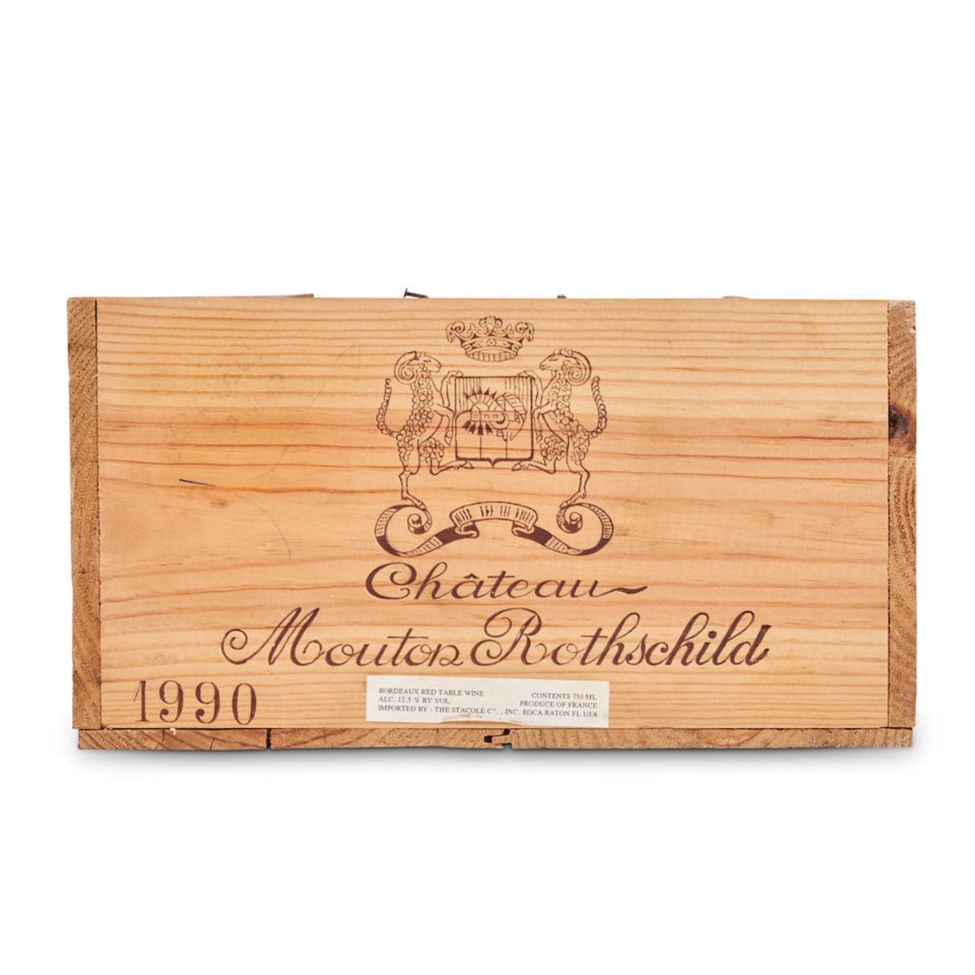 Chateau Mouton Rothschild 1990 (12 bottles)