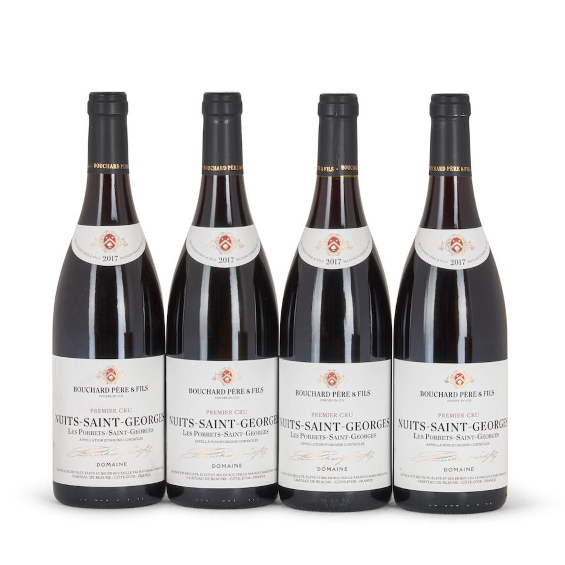 Bouchard Nuits-Saint-Georges Les Porrets Saint-Georges 2017 (4 bottles)