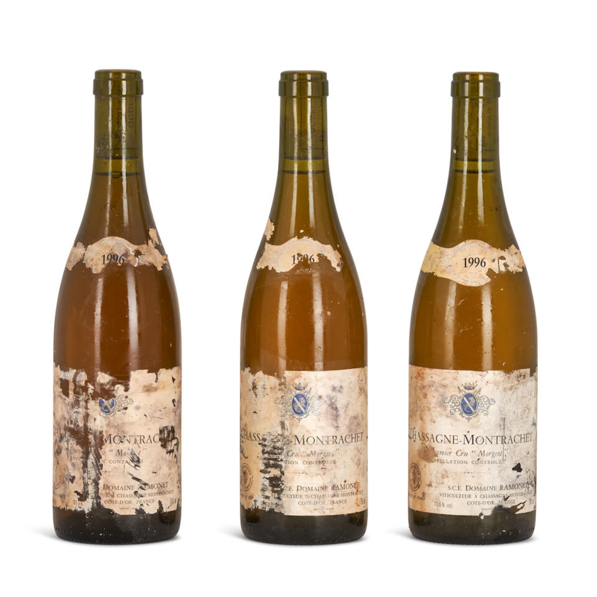 Ramonet Chassagne Montrachet 1996 (3 bottles)
