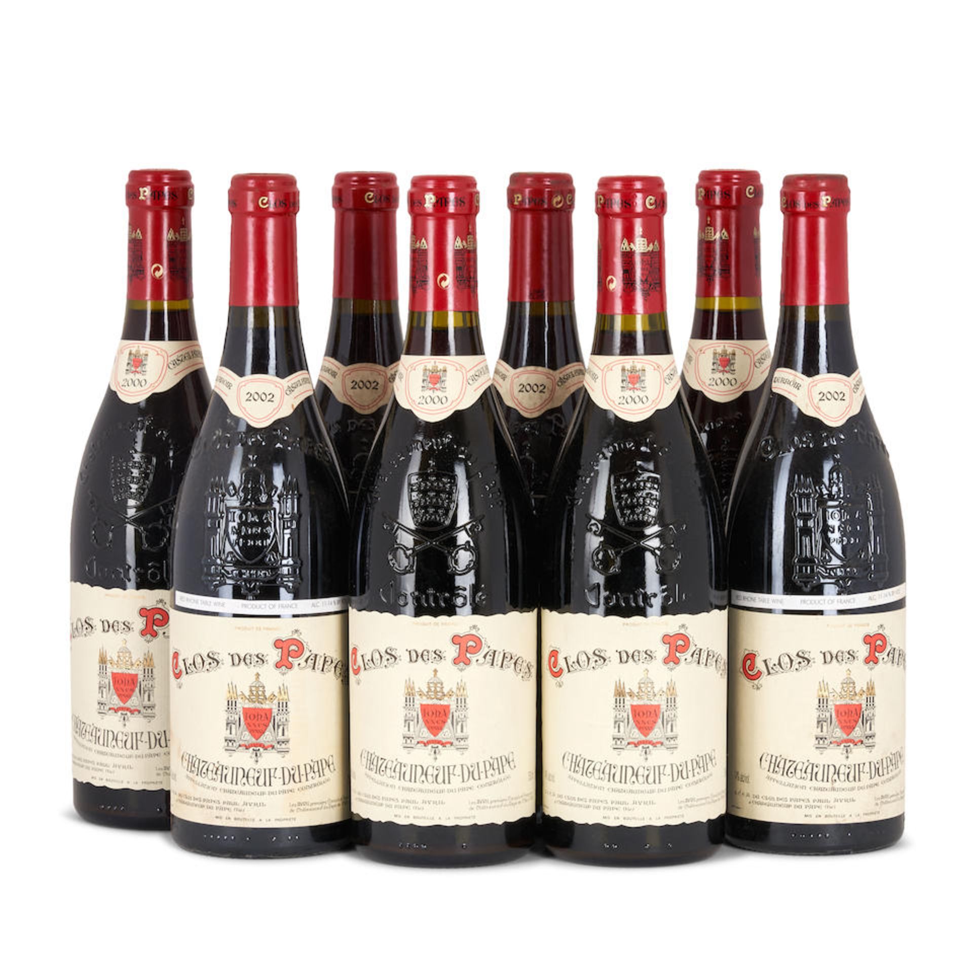 Mixed Vintage Clos des Papes Chateauneuf du Pape (8 bottles)