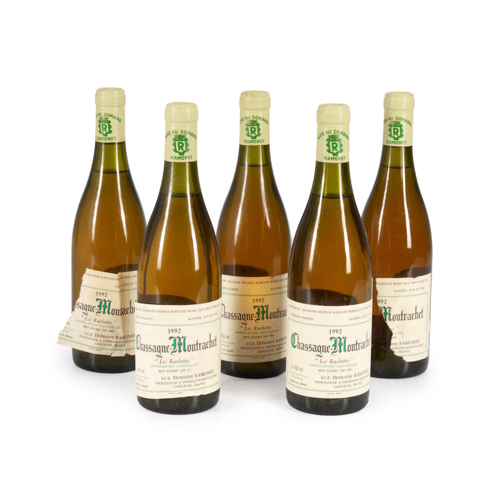 Ramonet Chassagne Montrachet Les Ruchottes 1992 (5 bottles)