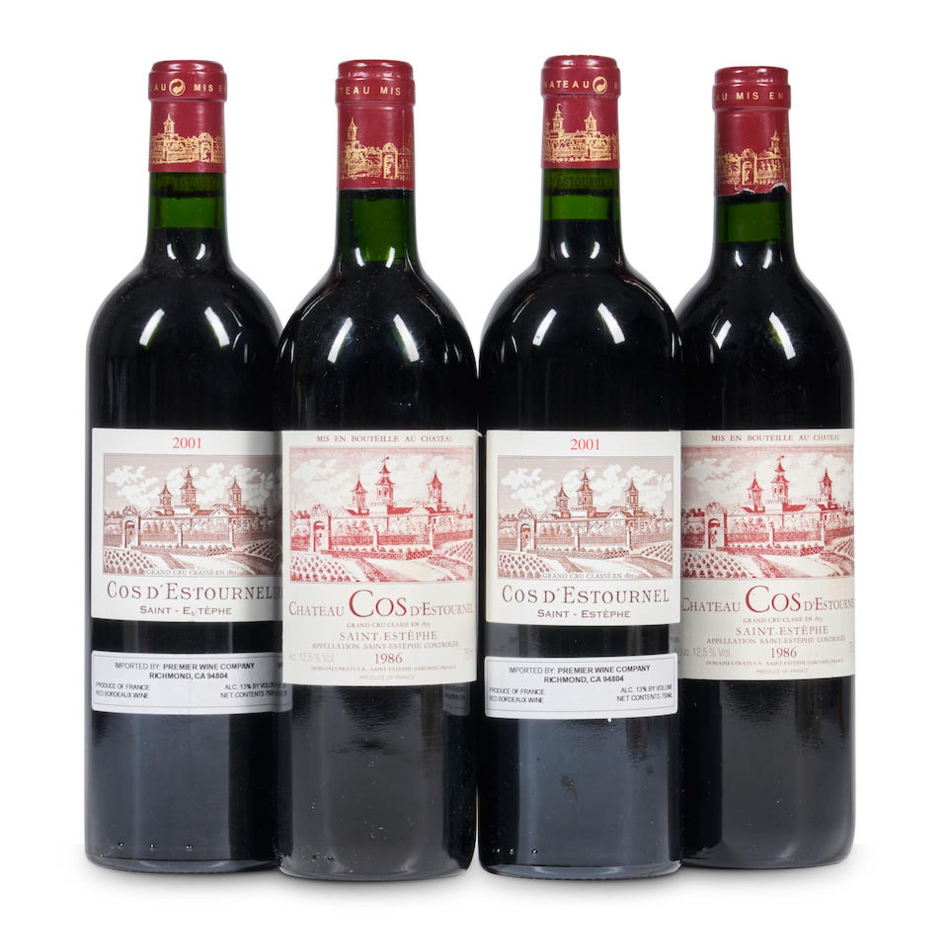 Mixed Vintage Chateau Cos d'Estournel (4 bottles)