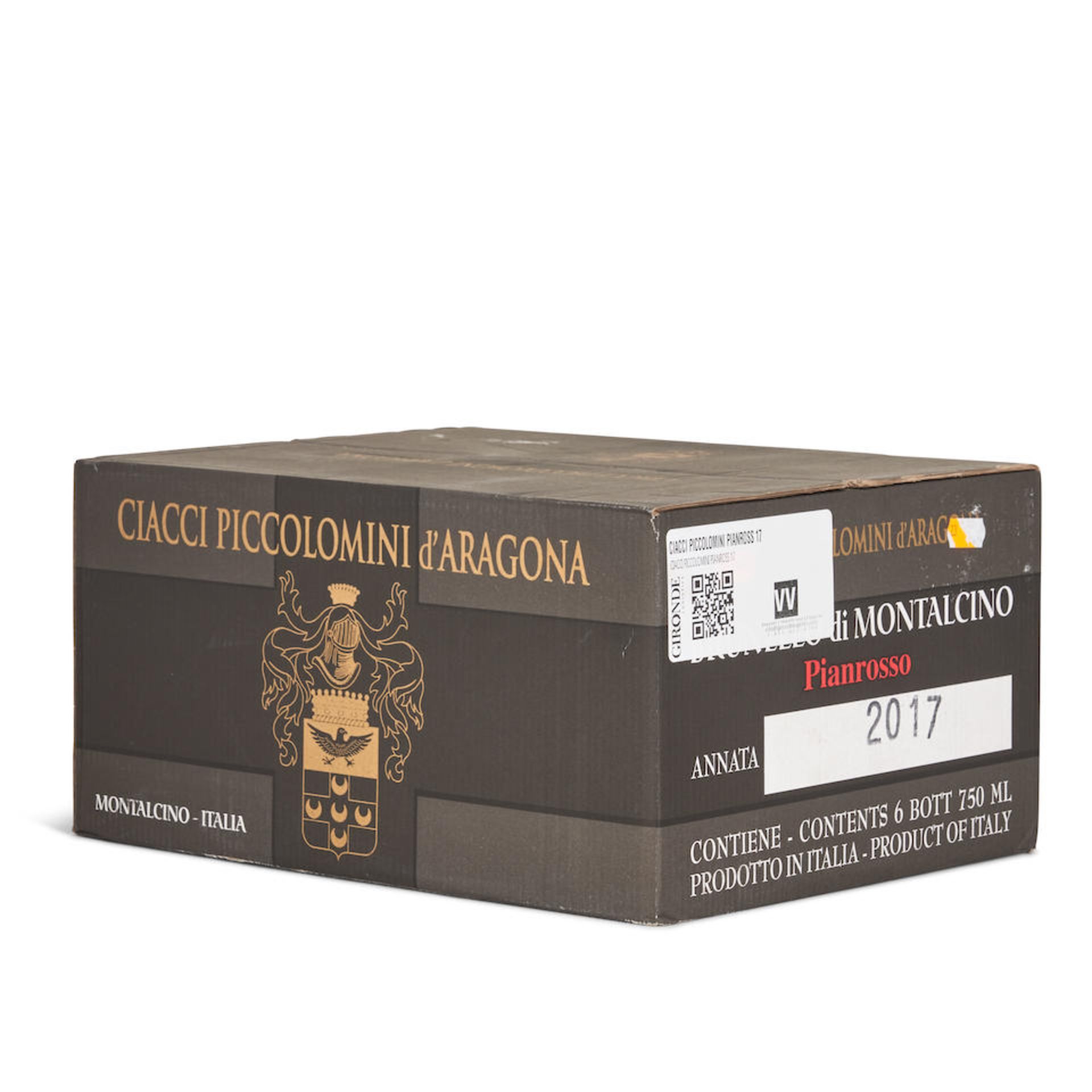 Ciacci Piccolomini d'Aragona Brunello di Montalcino Pianrosso 2017 (6 bottles)