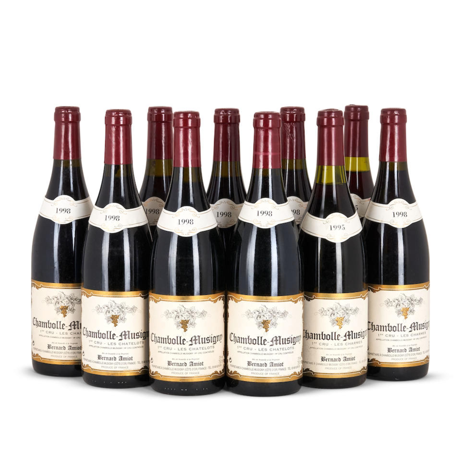 Mixed B. Amiot Chambolle Musigny (10 bottles)