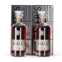 Baker's Single Barrel Bourbon 11 Years Old (2 750ml bottles)