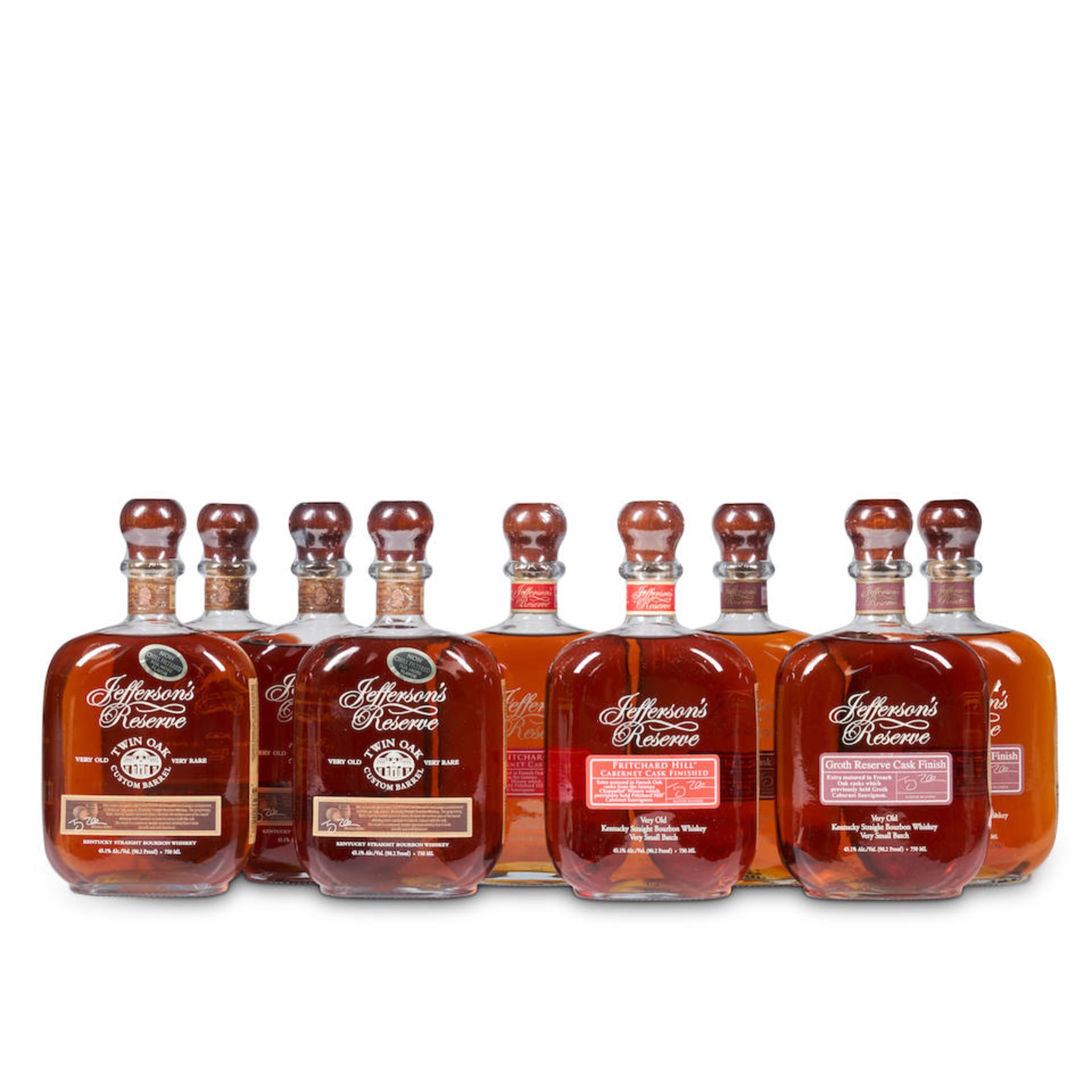 Mixed Jefferson's (9 750ml bottles)