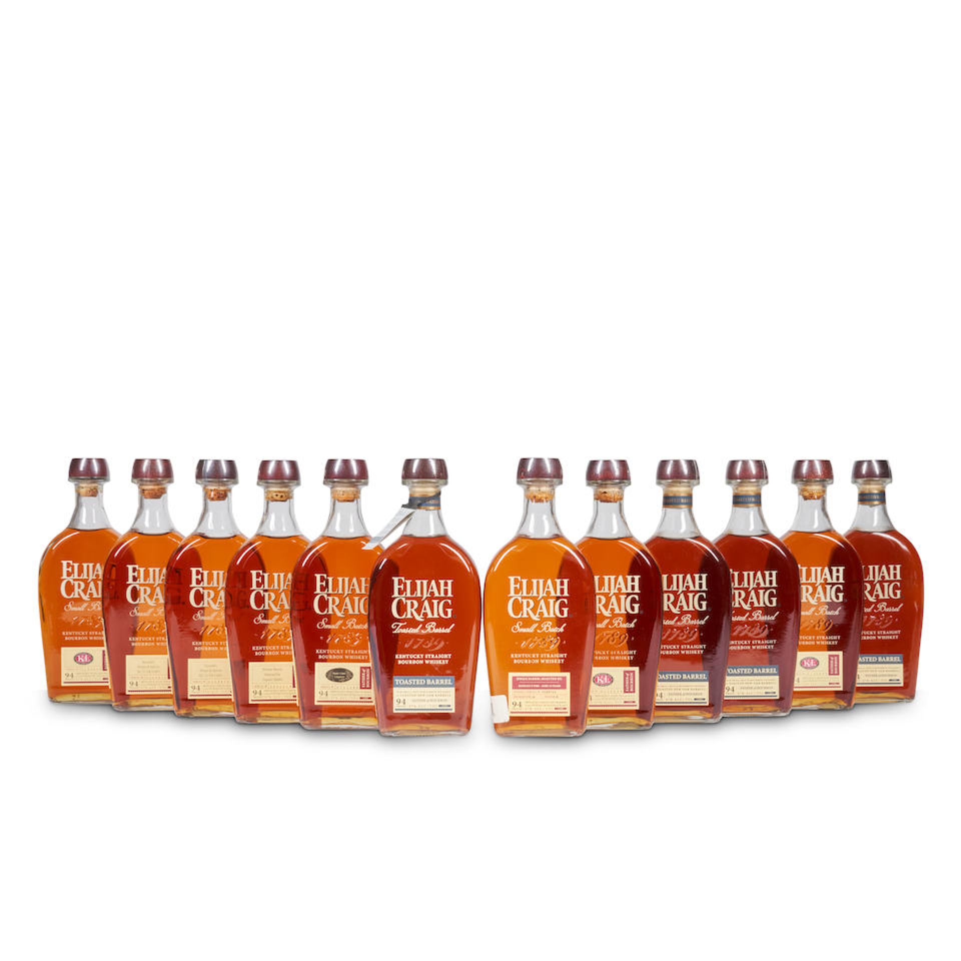 Mixed Elijah Craig (12 750ml bottles)