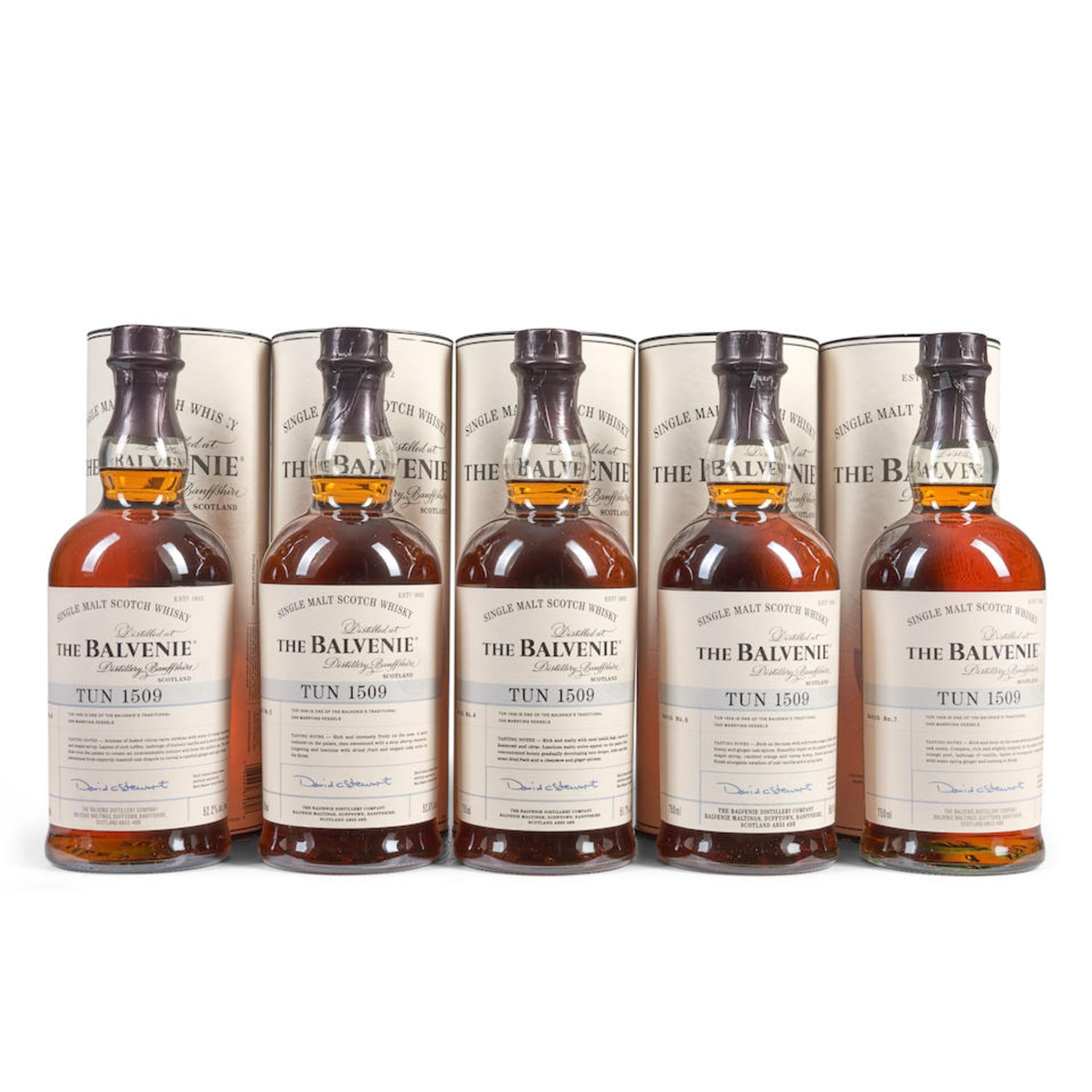 Mixed Batch Balvenie Tun 1509 (5 750ml bottles)