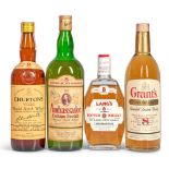 Mixed Blended Scotch (3 4/5qt bottles, 1 liter bottle)