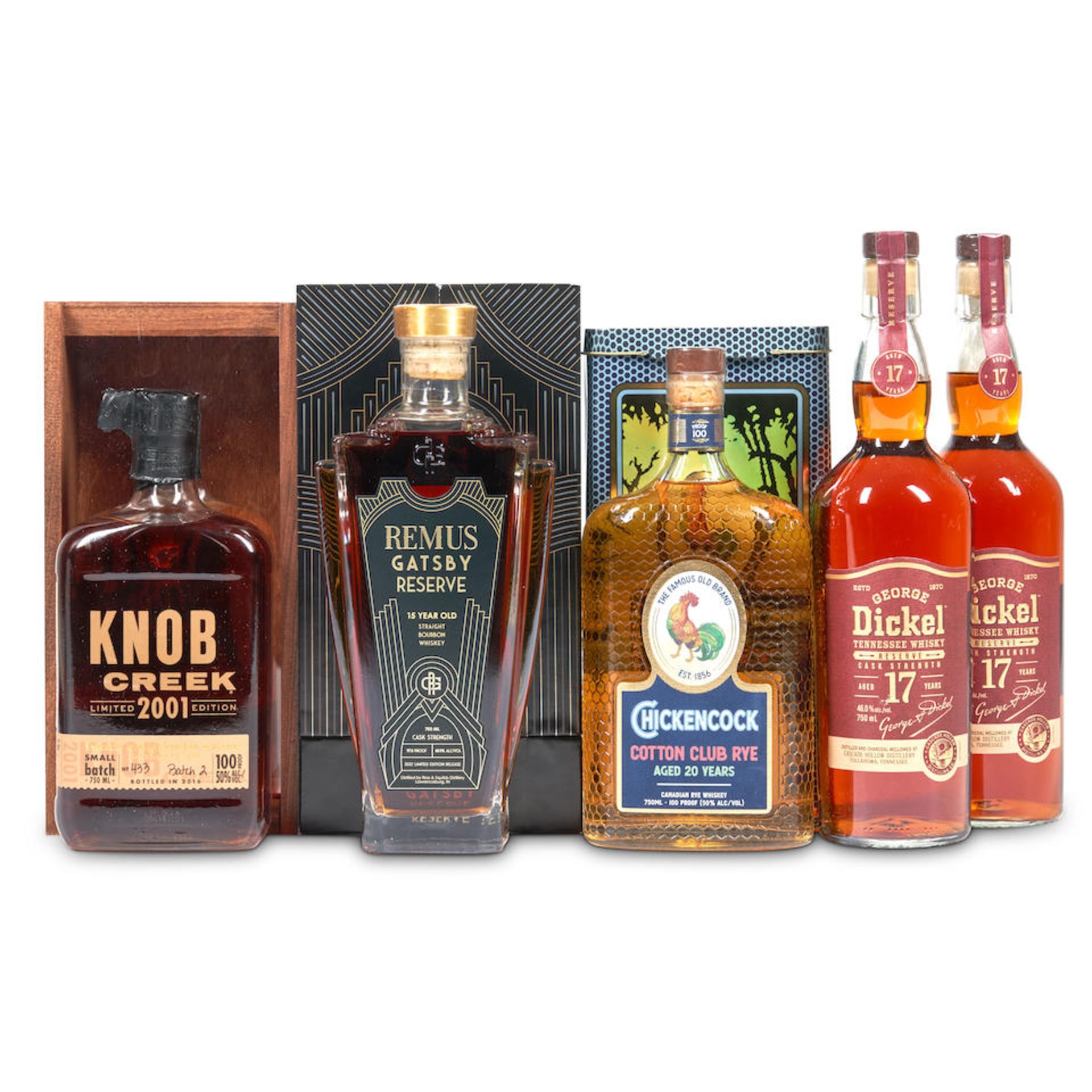 Mixed Whiskey (5 750ml bottles)