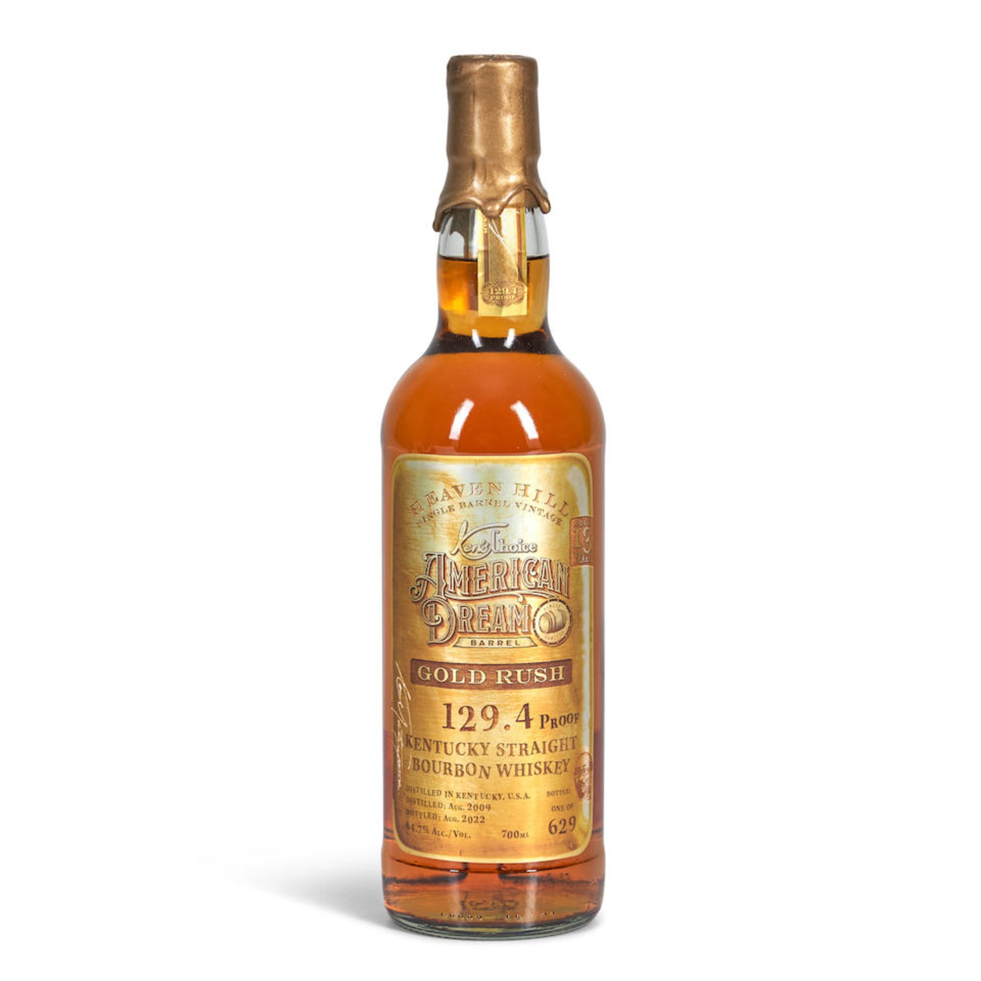 Ken's Choice 13 Years Old Bourbon 'Gold Rush' (Heaven Hill, 1 750ml bottle)