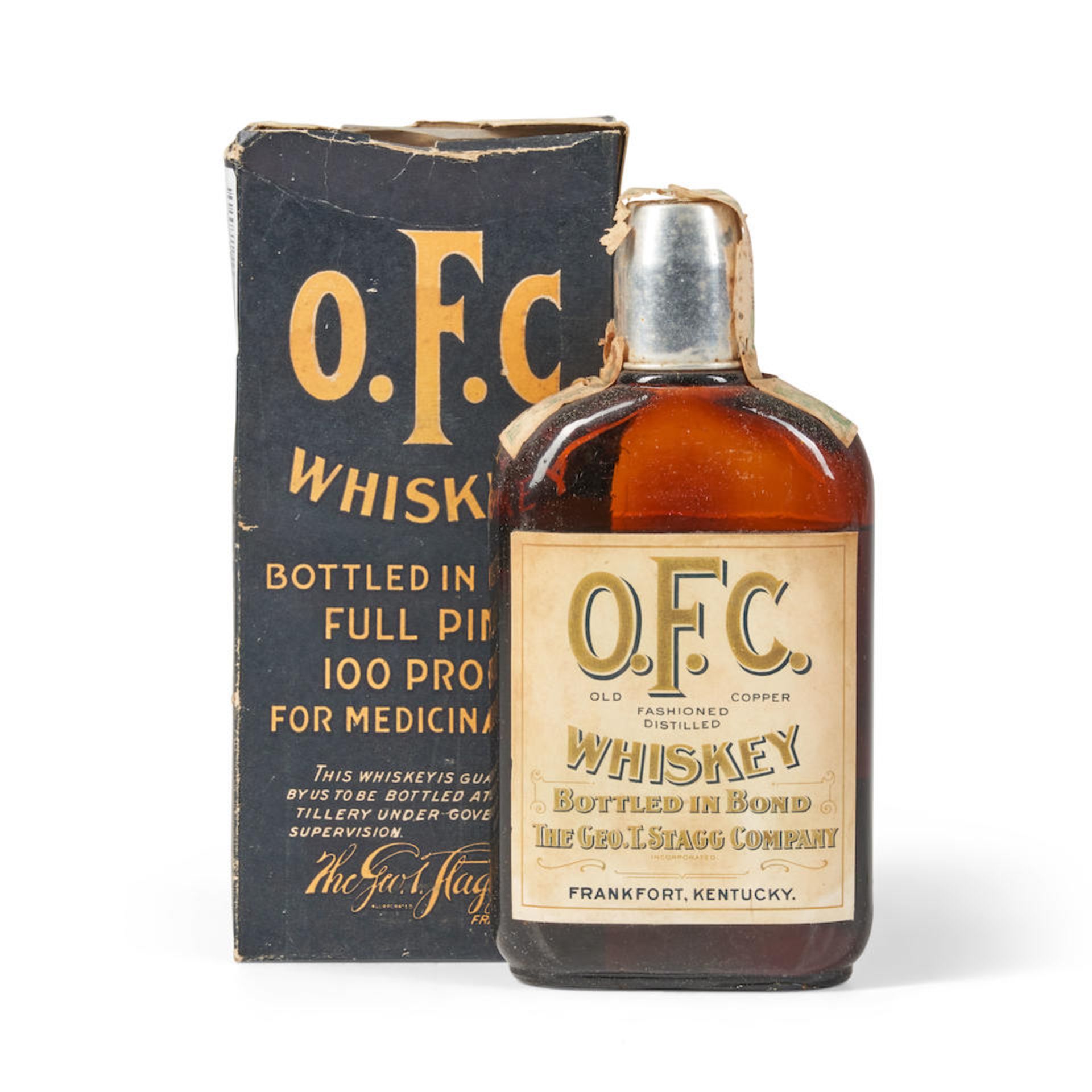 OFC Bottled in Bond Geo. T. Stagg Company 1917 (1 pint bottle)