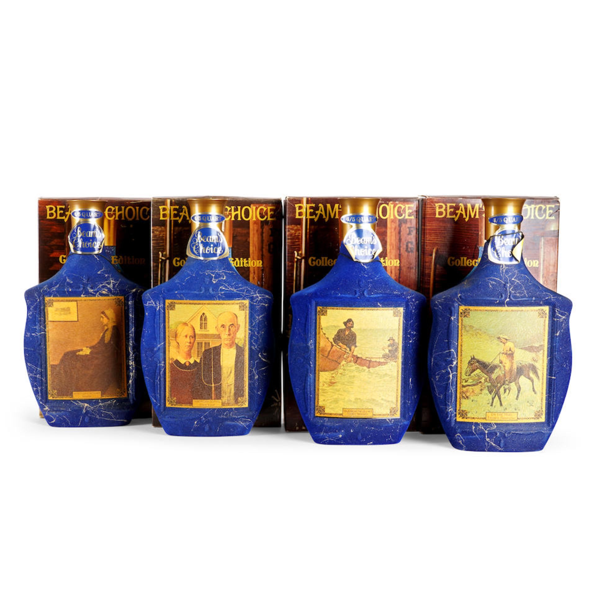 Jim Beam Decanters (4 750ml bottles)