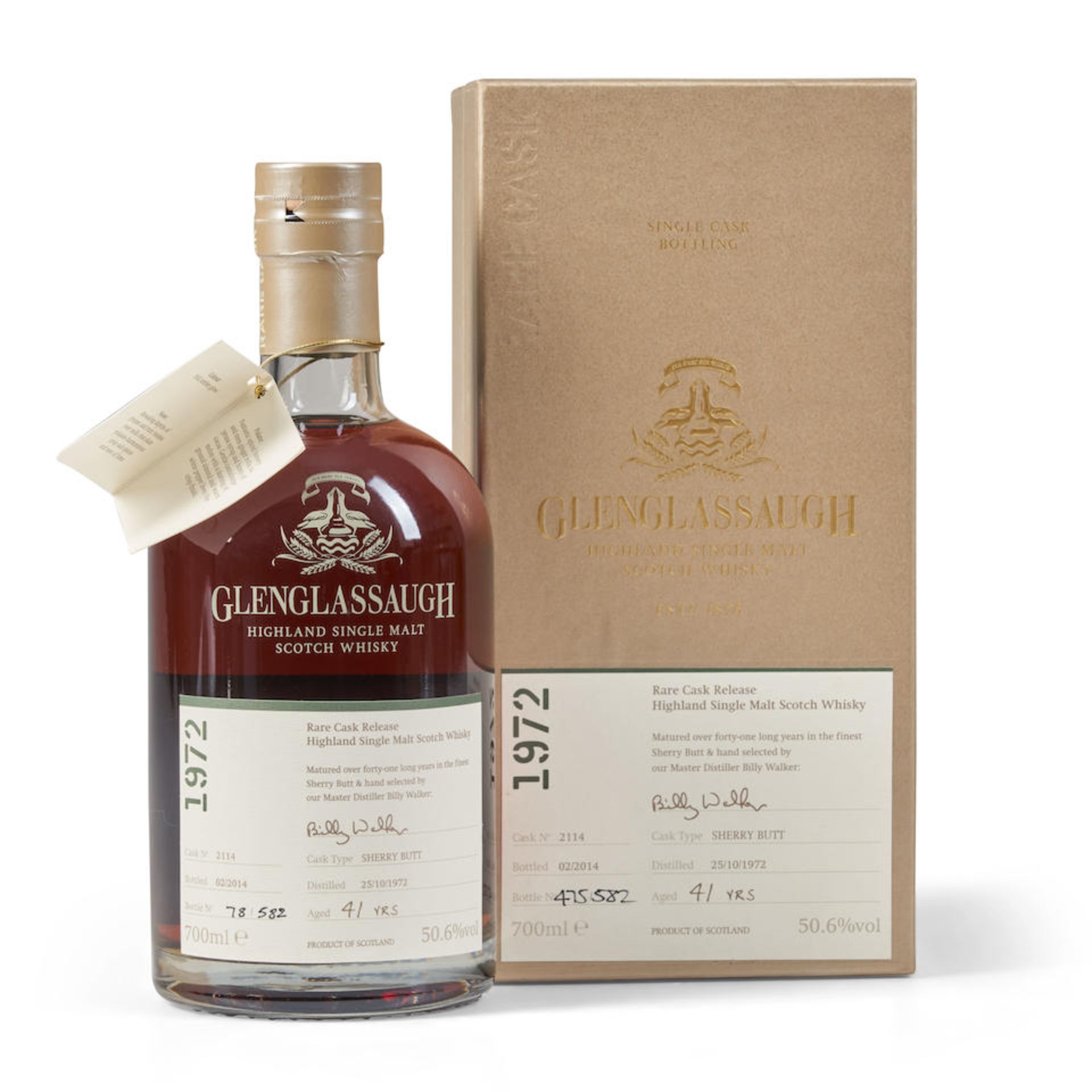 Glenglassaugh Rare Cask Release 41 Years Old 1972 (1 70cl bottle)