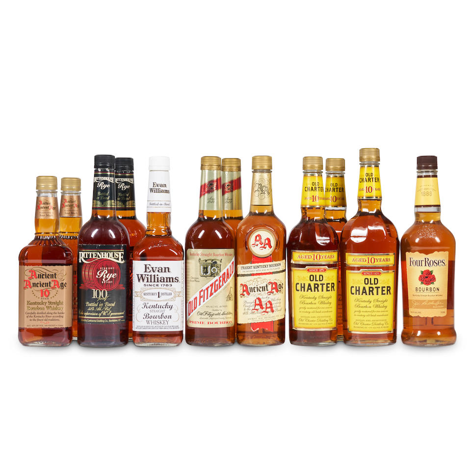 Mixed Kentucky Whiskey (11 750ml bottles, 1 liter bottle)
