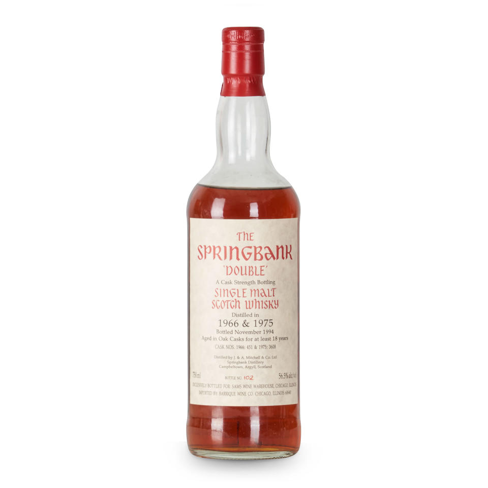 Springbank 'Double' 1966 & 1975 (1 750ml bottle)