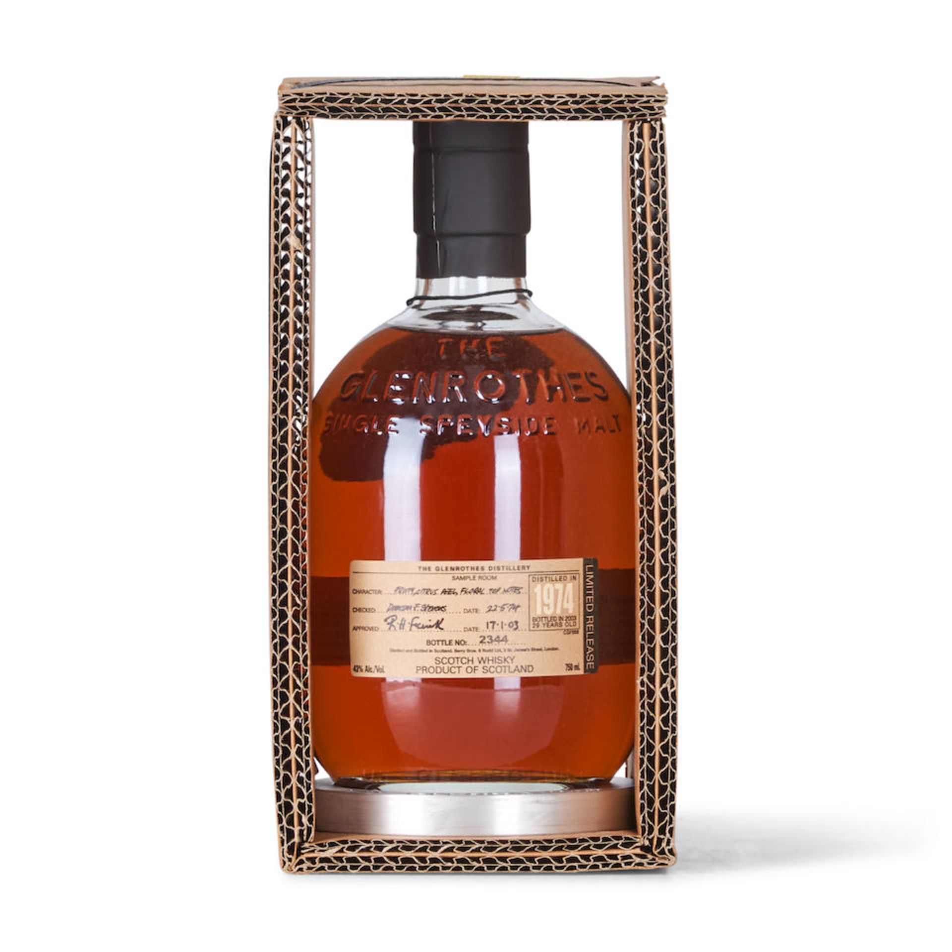 Glenrothes 29 Years Old 1974 (1 750ml bottle)