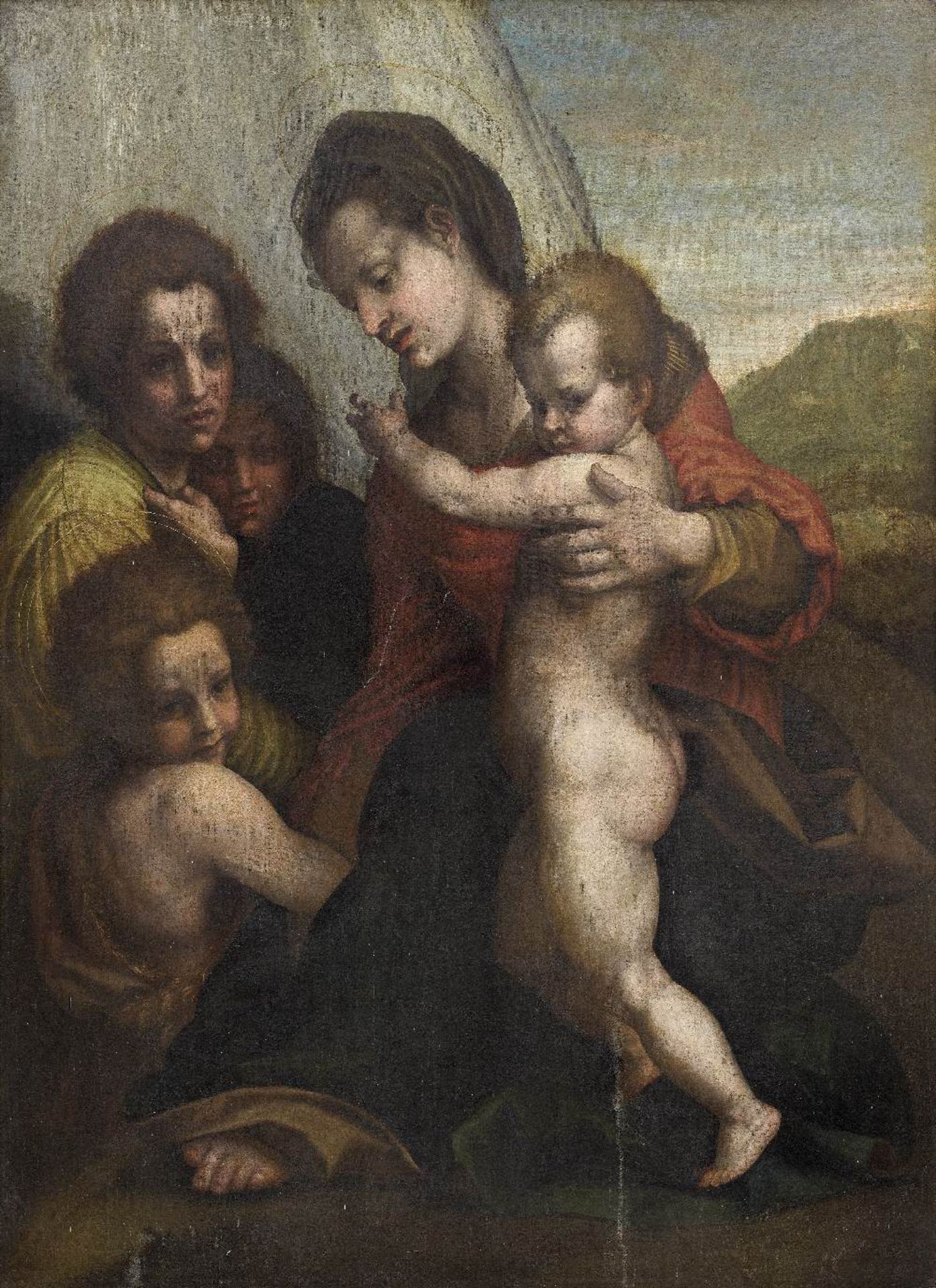 After Andrea del Sarto, 16th Century The Madonna and Child with the Infant Saint John the Baptist