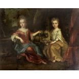 Circle of Sir Godfrey Kneller (L&#252;beck 1646-1723 London) Portrait of Ladies Catherine and Ja...