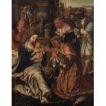 Follower of Pieter Coecke van Aelst (Aelst 1502-1550 Brussels) The Adoration of the Magi