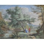 Attributed to Bernard Lens III (London 1682-1740) The Rest on the Flight into Egypt (together wi...