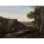 Circle of Richard Wilson R.A (Penegoes 1713-1782 Mold) A view of Tivoli
