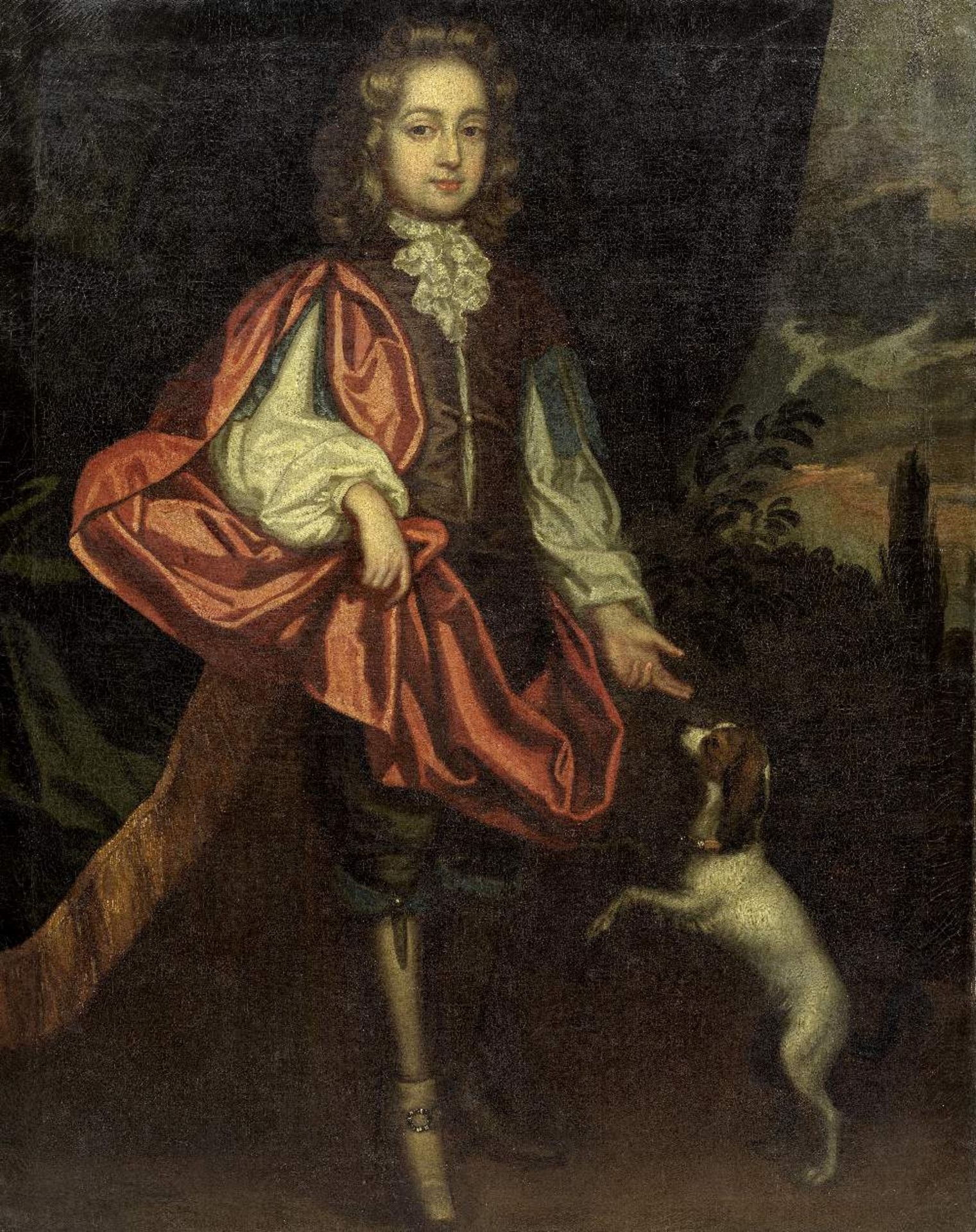 Circle of Edmund Lilly (active Britain, circa 1695-1716) Portrait of Sir Hungerford Hoskyns 4th ...