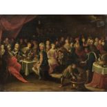 Circle of Frans Francken II (Antwerp 1581-1642) Belshazzar's Feast