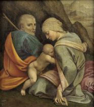 Roman School, 17th Century The Holy Family