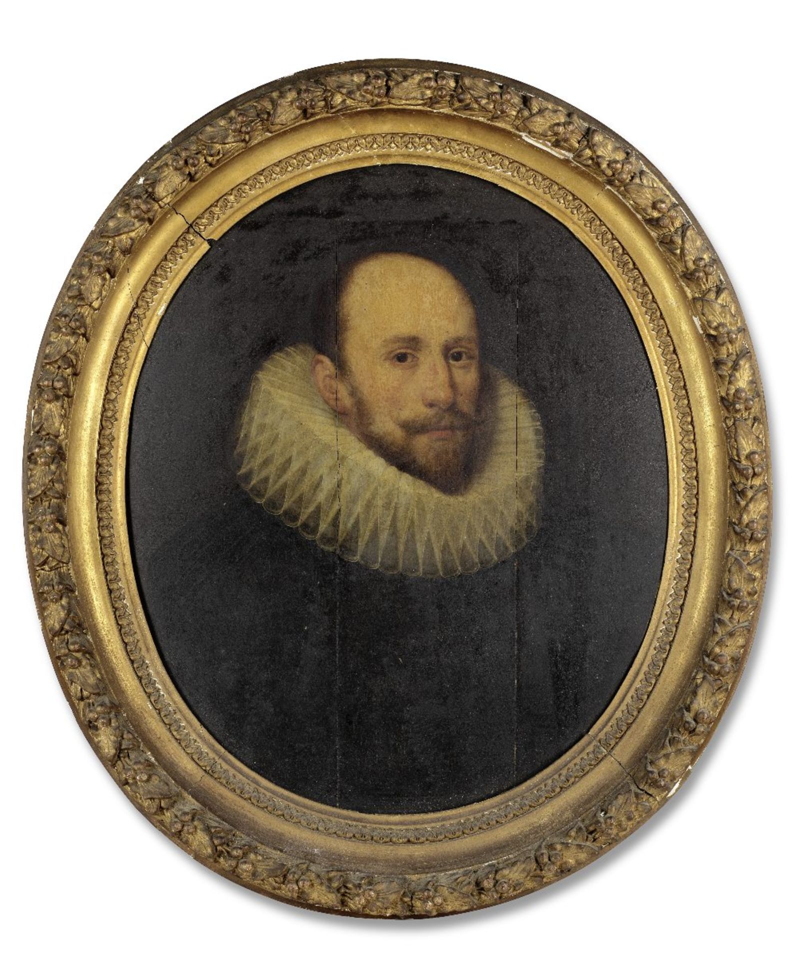 Follower of Jan Anthonisz. van Ravesteyn (The Hague circa 1570-1657) Portrait of a gentleman, bu...