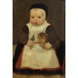 Follower of Adriaen van der Linde (Bruges circa 1560-1609) Portrait of a child, full-length, hol...