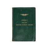 ASTON MARTIN DB2-4 Three Litre - Instruction book