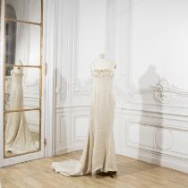 Jean-Louis SCHERRER Boutique, collection Pr&#234;t &#224; Porter, circa 2000. Robe du soir longu...