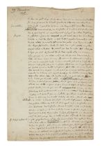 [LAPLACE] ON MALUS'S DOUBLE REFRACTION EXPERIMENTS. LAPLACE, PIERRE SIMON. 1749-1821; HAÜY,...