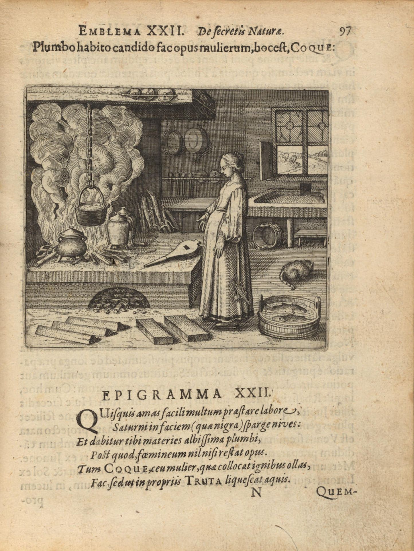 [ALCHEMY] THE GREATEST ILLUSTRATED WORK IN ALCHEMY. MAIER, MICHAEL. 1568–1622. Atalanta fu... - Bild 4 aus 4