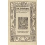 [MAIMONIDES] FIRST LATIN EDITION OF GUIDE FOR THE PERPLEXED. MAIMONIDES (MOSES BEN MAIMON). 1138...