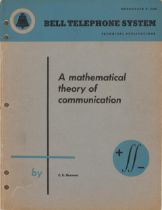 [SHANNON] THE FOUNDING OF INFORMATION THEORY. SHANNON, CLAUDE E. 1916-2001. 'A Mathematical The...